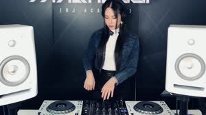 粉红色的回忆 DJR7 DJ美女打碟现场视频