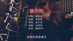 醉千年 DJ阿哲版 夜店DJ车载MV视频