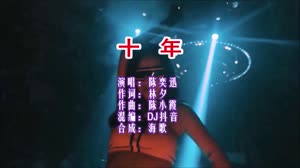 十年 DJ抖音版 DJ夜店车载MV视频现场